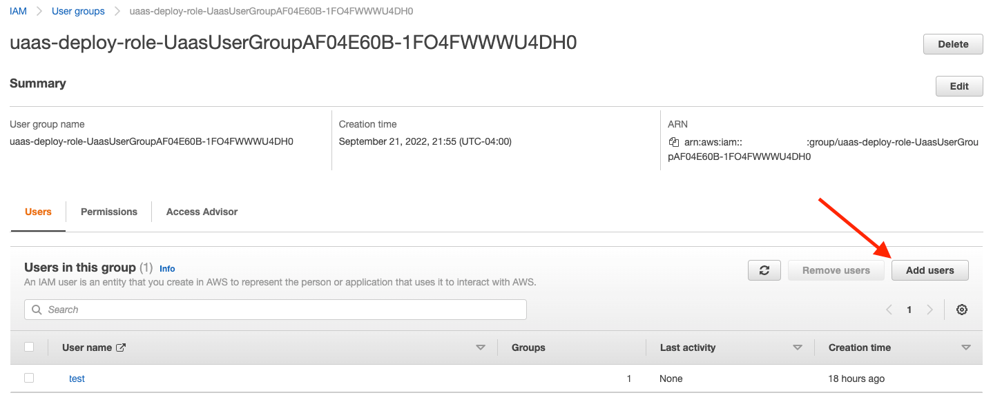Assign Users to Group