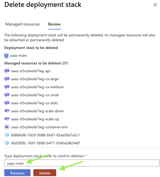 Delete Deployment Stack Part 2