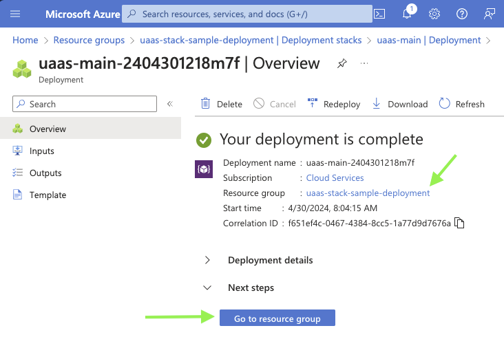 DeploymentPage